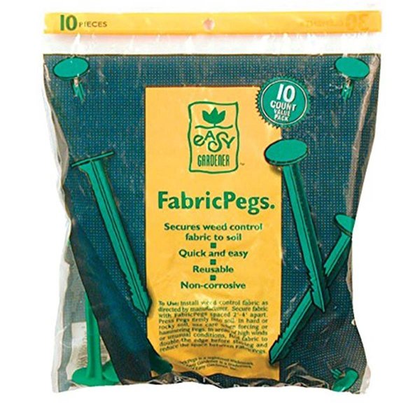 Baron Mfg Easy Gardener Fabric Pegs Bag of 10 2PK 801